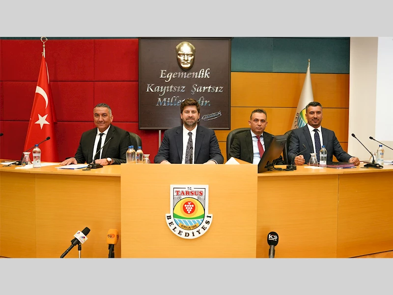 TARSUS BELEDİYESİ TEMMUZ AYI OLAĞAN MECLİS TOPLANTISI GERÇEKLEŞTİ
