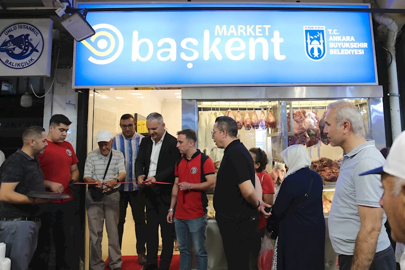 BAŞKENT MARKET’İN 8. ŞUBESİ TARİHİ ULUS HALİ’NDE AÇILDI