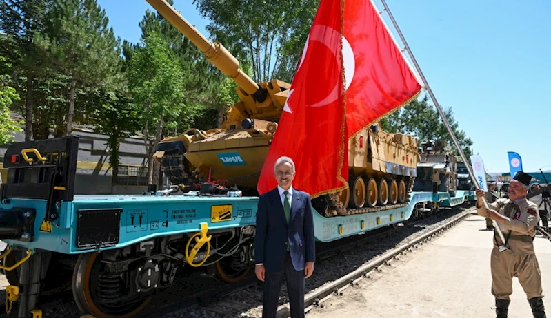 SAVAŞ TANKLARIMIZI TAŞIYACAK VAGONLAR HAZIR.