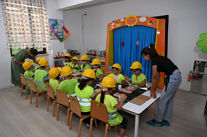 Mamak Belediyesi’nden Miniklere Özel İnşaat Atölyesi