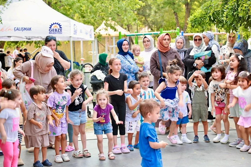 Gebze Belediyesi’nin Etkinliğinde Minikler Doyasıya Eğlendi