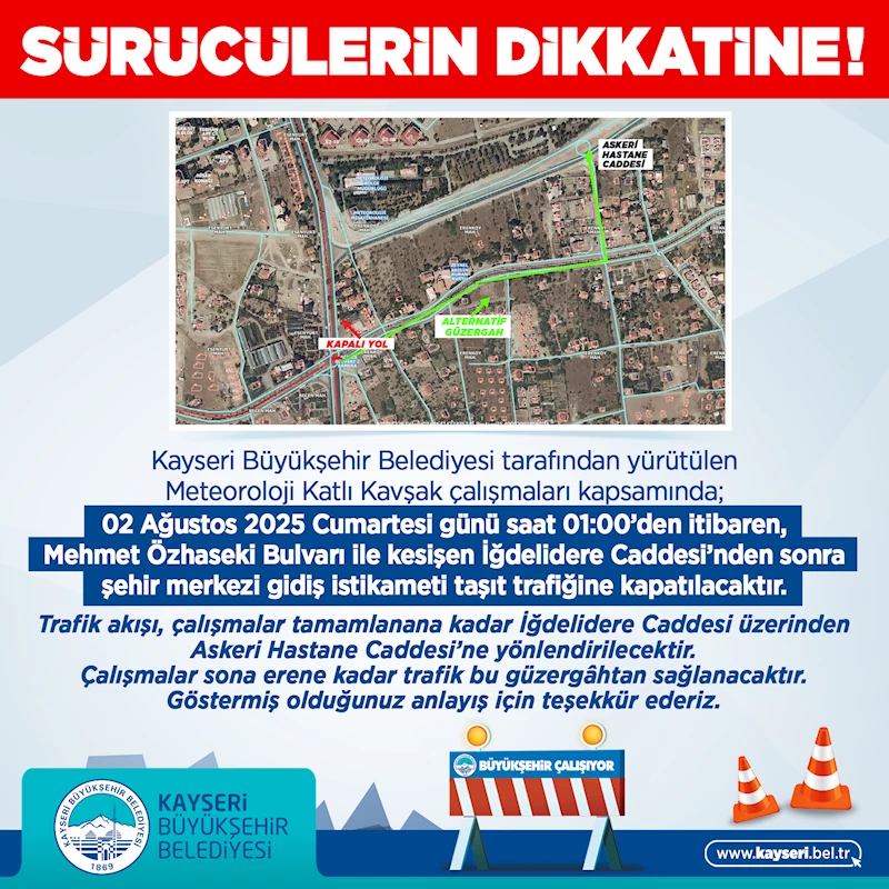 Büyükşehir’den Araç Sürücülerine Uyarı!