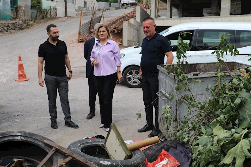 FATMA BAŞKANDAN DÜZENSİZ ATIKLARA KARŞI SIKI DENETİM