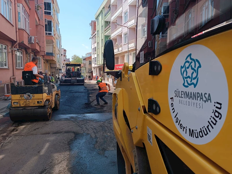 Süleymanpaşa Belediyesi Asfalt Hamlesini Başlattı