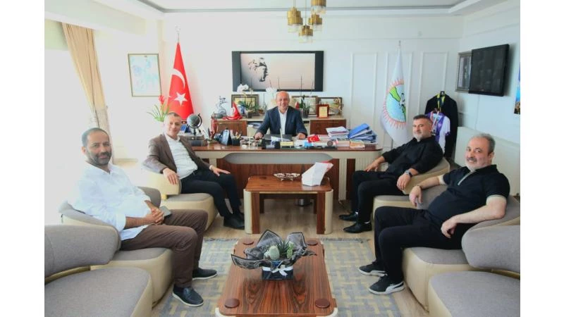 BELEDİYE BAŞKANLIĞIMIZA ZİYARET