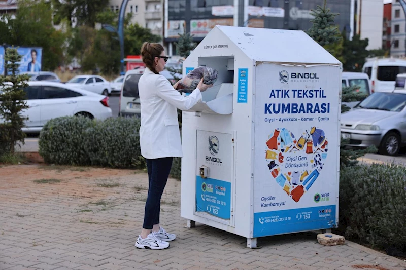 BİNGÖL BELEDİYESİNDEN 191 TONLUK GERİ DÖNÜŞÜM HAMLESİ