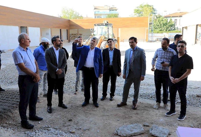 TAHİR AKYÜREK VE HASAN KILCA KARATAY ARASTASI VE ENGELSİZ YAŞAM MERKEZİ’NDE İNCELEMELERDE BULUNDU