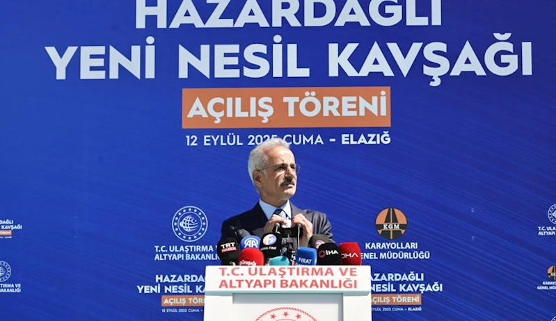 ELAZIĞ HAZARDAĞLI YENİ NESİL KAVŞAĞI HİZMETE AÇILDI