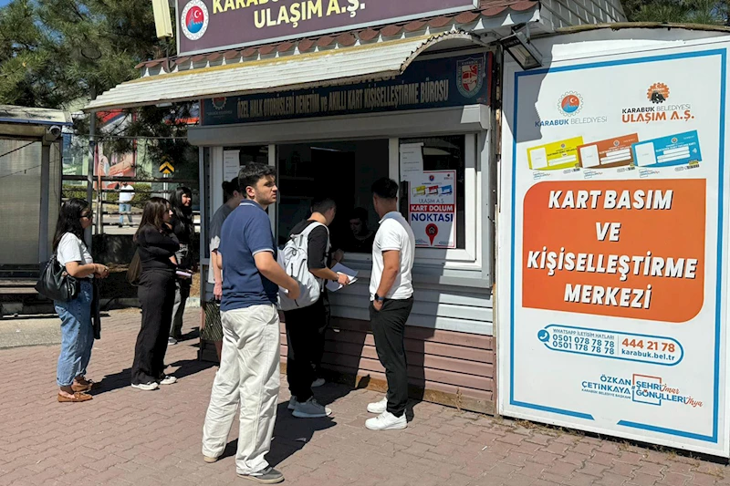 Karabük Belediyesi, Öğrenciler İçin Kampüs ve Yurtlarda Ulaşım Stantları Kurdu