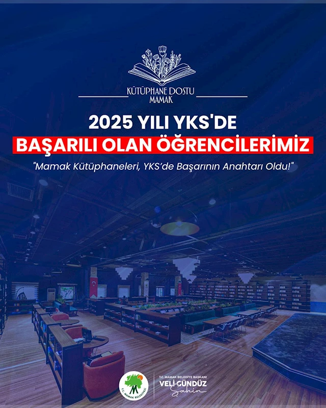Mamak Belediyesi Kütüphaneleri, YKS’de Başarının Anahtarı Oldu