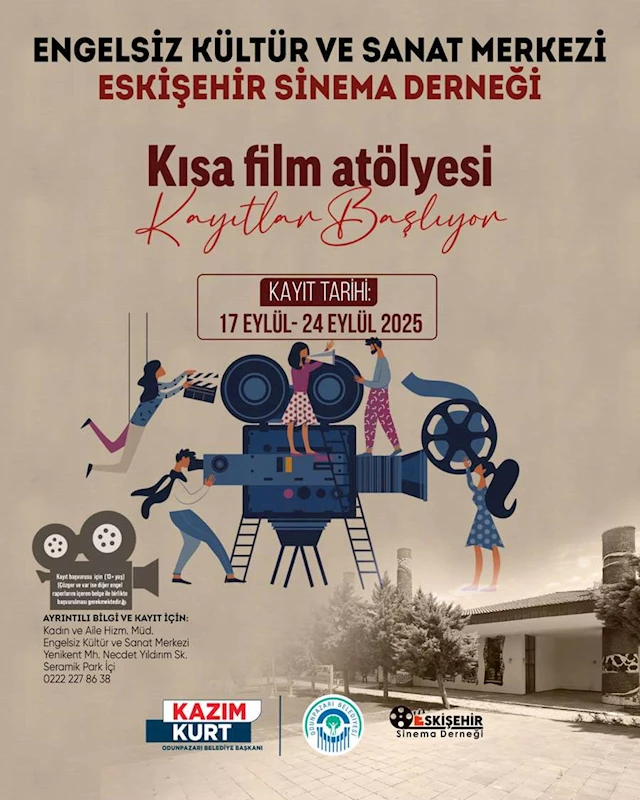 ODUNPAZARI BELEDİYESİ’NDEN ÖZEL GEREKSİNİMLİ BİREYLERE SİNEMA ATÖLYESİ
