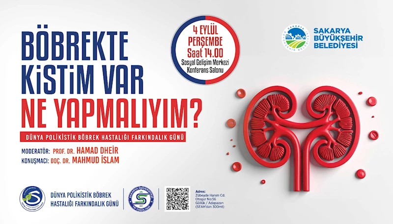 “Böbrekte kistim var ne yapmalıyım?” sorusu SGM’de cevap bulacak
