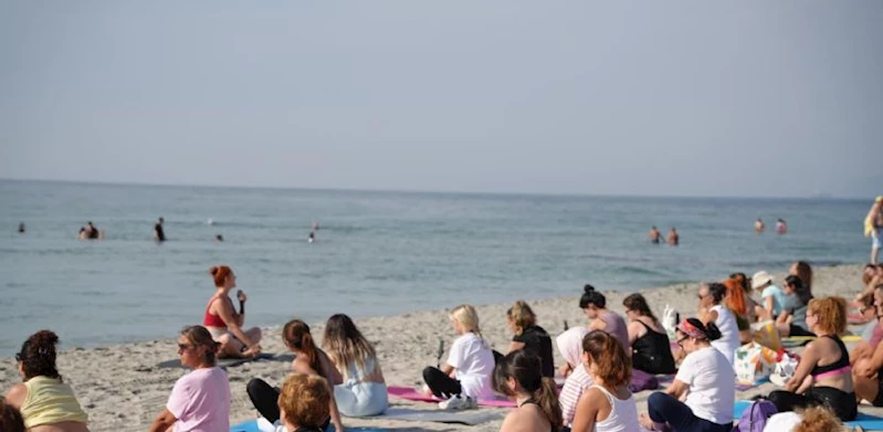 Yenice Sahili´nde Yoga Etkinliği