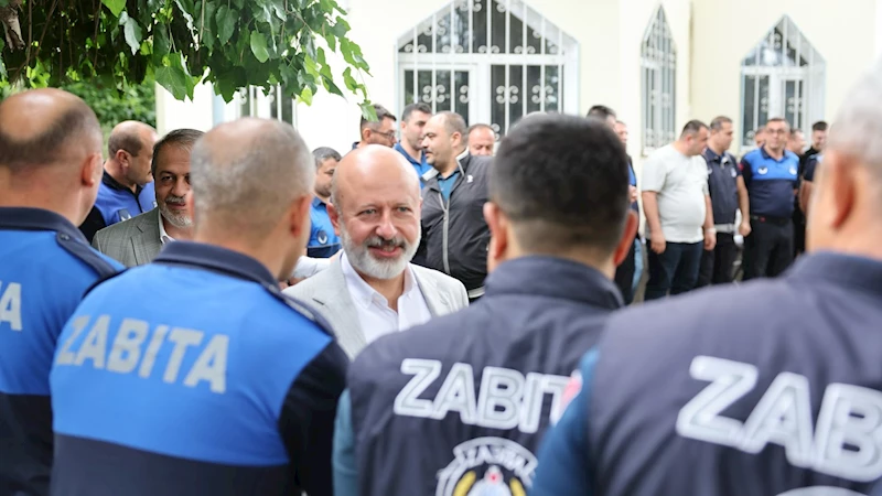 BAŞKAN ÇOLAKBAYRAKDAR, “ZABITA EKİBİMİZ, ŞEHRİN HUZURUNA KATKI SAĞLAMAKTADIR”