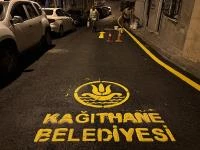 KÂĞITHANE’DE YOL VE ÇEVRE DÜZENLEME ÇALIŞMALARI DEVAM EDİYOR