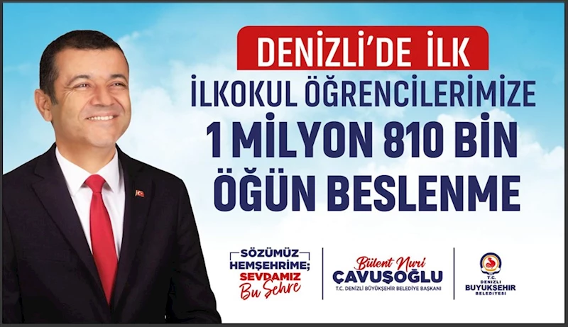 Başkan Çavuşoğlu’ndan miniklere 1 milyon 810 bin sağlık dolu öğün
