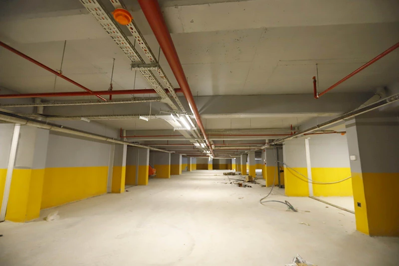 ŞEHİR MERKEZİNE NEFES ALDIRACAK 2 KATLI OTOPARK TAMAMLANIYOR