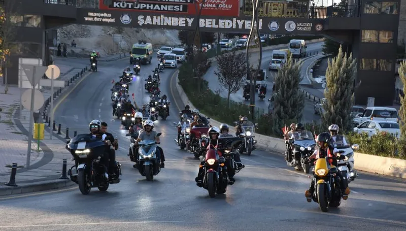 Başkan Tahmazoğlu ve Türk Chopper Gaziler İçin Turladı