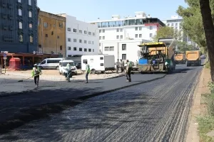 Elazığ Bulvarı ve Kıbrıs Caddesi asfaltlanıyor