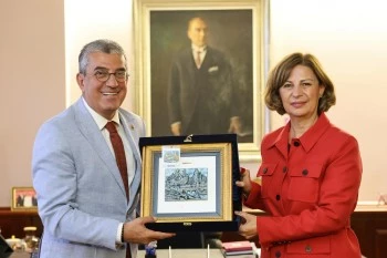GÖKHAN GÜNAYDIN’DAN BAŞKAN ÜNLÜCE’YE ZİYARET