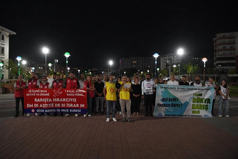 EŞBAŞKANLAR 1 EYLÜL DÜNYA BARIŞ GÜNÜ ETKİNLİKLERİNE KATILDI.