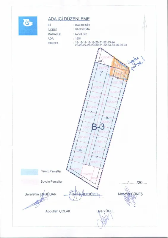 Ayyıldız Mh. 1654 Ada İçi Düzenlemesi