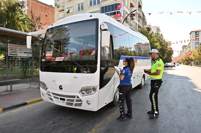 Manisa’da Servis Araçlarına Yönelik Denetim