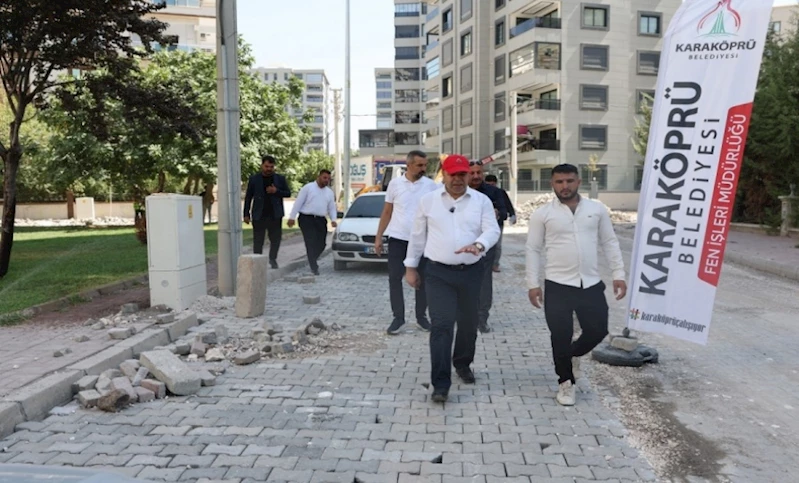 KARAKÖPRÜ’DE ALTYAPI ÇALIŞMALARINDA SONA GELİNDİ